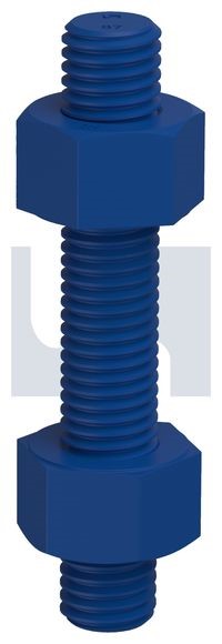 B7 STUD UNC 2-2H NUTS XYB 1/2 X 70